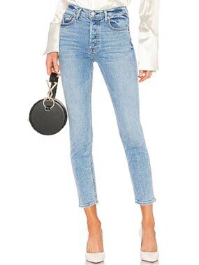 Grlfrnd Karolina High-Rise Crop Jeans 27